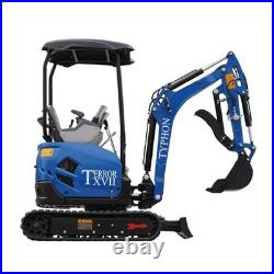 TERROR XVII FLEX 3800lbs Mini Excavator w EPA Diesel Kubota D902 Engine FreeShip