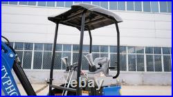 TERROR XVII FLEX 3800lbs Mini Excavator w EPA Diesel Kubota D902 Engine FreeShip