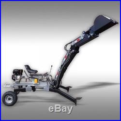 TOWABLE MINI BACKHOE WITH COMES WITH 10,14 and 24 BUCKETS, MINI EXCAVATOR