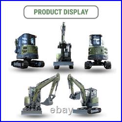 TYPHON KUVUO 4.0 Mini Excavator with Boom Swing Full Hydraulic Control AC/Heat