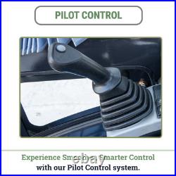 TYPHON KUVUO 4.0 Mini Excavator with Boom Swing Full Hydraulic Control AC/Heat