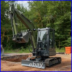 TYPHON KUVUO 4.0 Mini Excavator with Boom Swing Full Hydraulic Control AC/Heat