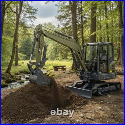 TYPHON KUVUO 4.0 Mini Excavator with Boom Swing Full Hydraulic Control AC/Heat