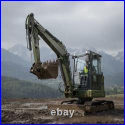 TYPHON KUVUO 4.0 Mini Excavator with Boom Swing Full Hydraulic Control AC/Heat