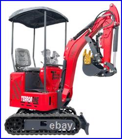 TYPHON TERROR ONE STORM 1 Ton Mini Excavator 13.5hp B&S gas engine 5Attachments