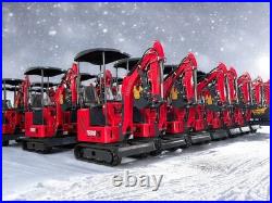 TYPHON TERROR ONE STORM 1 Ton Mini Excavator 13.5hp B&S gas engine 5Attachments