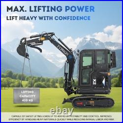 TYPHON TERROR X2 Max 2.7 Ton Mini Excavator Yanmar 3TNV88F Engine AC Heat Cabin
