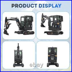 TYPHON TERROR X2 Max 2.7 Ton Mini Excavator Yanmar 3TNV88F Engine AC Heat Cabin