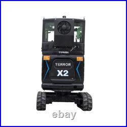 TYPHON TERROR X2 Max 2.7 Ton Mini Excavator Yanmar 3TNV88F Engine AC Heat Cabin