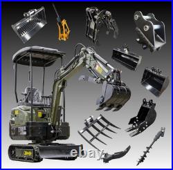 TYPHON TERROR XIII PRO 1.3 Ton Mini Excavator w 22.1hp GX690 Honda Engine New