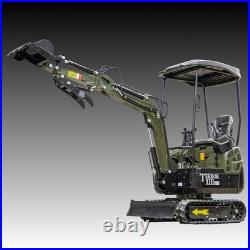 TYPHON TERROR XIII PRO 1.3 Ton Mini Excavator w 22.1hp GX690 Honda Engine New