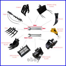 TYPHON TERROR XIII PRO 1.3 Ton Mini Excavator w 22.1hp GX690 Honda Engine New