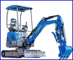 TYPHON TERROR XIX Mini Excavator 4000lbs Kubota D902 EPA Superior Hydraulics New