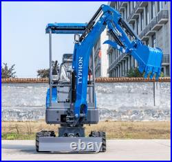 TYPHON TERROR XIX Mini Excavator 4000lbs Kubota D902 EPA Superior Hydraulics New