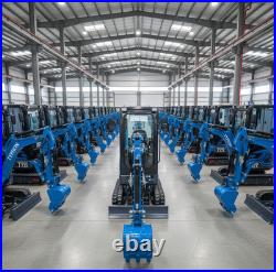 TYPHON TERROR XIX Prestige Mini Excavator 4200lbs 20.4 HP Kubota D902 diesel Cab