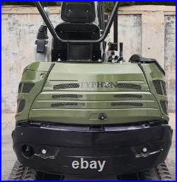 TYPHON TERROR XXV 2.5 Ton Mini Excavator KUBOTA D1105 Diesel Engine USA TYPHON TERROR XXV 2.5 Ton Mini Excavator KUBOTA D1105 Diesel Engine USA