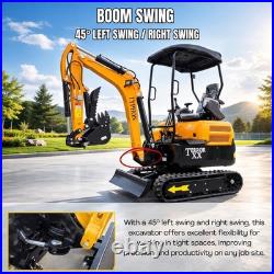 TYPHON TERROR XX 4000lb Mini Excavator 12 Attachments Kubota D902 Diesel Engine TYPHON TERROR XX 4000lb Mini Excavator 12 Attachments Kubota D902 Diesel Engine