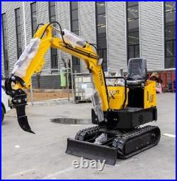 TYPHON TERROR X STORM Mini Excavator 1Ton Trench Digger with Canopy & Thumb