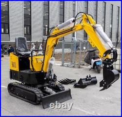 TYPHON TERROR X STORM Mini Excavator 1Ton Trench Digger with Canopy & Thumb