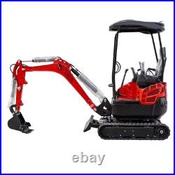 TYPHON Terror XVIII 4000lbs Mini Excavator Kubota D902 Boom Swing 13 Attachments