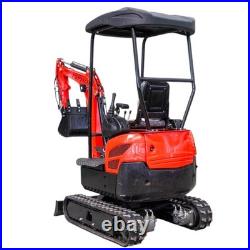 TYPHON Terror XVIII 4000lbs Mini Excavator Kubota D902 Boom Swing 13 Attachments