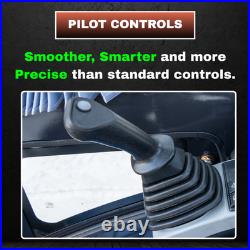 TYPHON Terror XVIII 4000lbs Mini Excavator Kubota D902 Boom Swing 13 Attachments