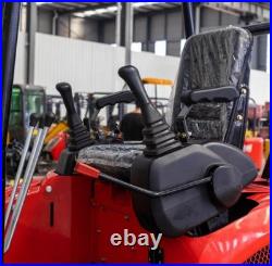 TYPHON Terror XVIII 4000lbs Mini Excavator Kubota D902 Boom Swing 13 Attachments