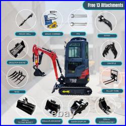 TYPHON Terror XVIII Prestige Mini Excavator 2 Ton AC Cabin DIgger Kubota D902