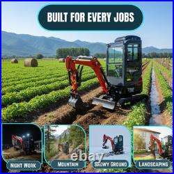 TYPHON Terror XVIII Prestige Mini Excavator 2 Ton AC Cabin DIgger Kubota D902