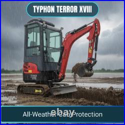 TYPHON Terror XVIII Prestige Mini Excavator 2 Ton AC Cabin DIgger Kubota D902