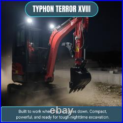TYPHON Terror XVIII Prestige Mini Excavator 2 Ton AC Cabin DIgger Kubota D902
