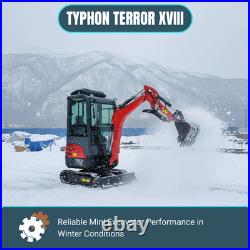 TYPHON Terror XVIII Prestige Mini Excavator 2 Ton AC Cabin DIgger Kubota D902