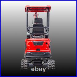 TYRANT 17 Mini Excavator Kubota D902 Engine Side Swing with 12 attachments