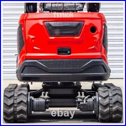 TYRANT 17 Mini Excavator Kubota D902 Engine Side Swing with 12 attachments
