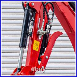 TYRANT 17 Mini Excavator Kubota D902 Engine Side Swing with 12 attachments
