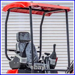 TYRANT 17 Mini Excavator Kubota D902 Engine Side Swing with 12 attachments