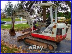 Takeahachi TB135 Mini Excavator 27HP Yanmar 7831LBS 11.2 Foot Dig Just Serviced