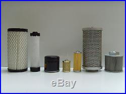 Takeuchi TB016 Filter service Kit includes all filters for full service