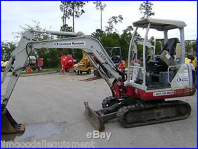 Takeuchi TB125 Excavator, Dig 9'5 2007, Low Hours, FL Based Unit, We Ship $1 mile