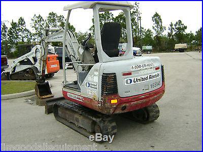 Takeuchi TB125 Excavator, Dig 9'5 2007, Low Hours, FL Based Unit, We Ship $1 mile