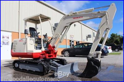 Takeuchi TB125 Excavator, Dig 9'5, New Tracks, Low Hours, Painted, We Ship $1.00Mile