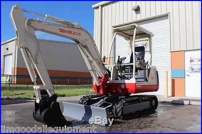Takeuchi TB125 Excavator, Dig 9'5, New Tracks, Low Hours, Painted, We Ship $1.00Mile
