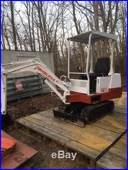 Takeuchi TB15 Mini Excavator Yanmar Diesel