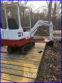 Takeuchi TB15 Mini Excavator Yanmar Diesel