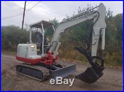 Takeuchi Tb125 Excavator Low Hours Hydraulic Thumb Ready 2 Work In Pa