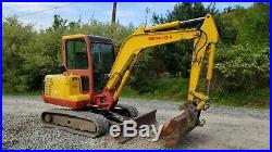 Takeuchi Tb135 Excavator Enclosed Cab Ready To Work! We Ship And Finance