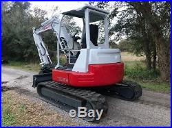 Takeuchi Tb53fr Excavator Hydraulic Thumb Low Hours Ready To Work