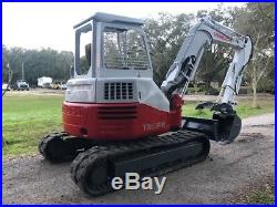 Takeuchi Tb53fr Excavator Hydraulic Thumb Low Hours Ready To Work