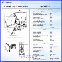 Telescopic side-swing tracked mini excavator, Kubota 1.8-ton mini excavator EPA Telescopic side-swing tracked mini excavator, Kubota 1.8-ton mini excavator EPA