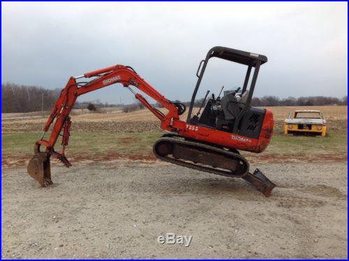 Thomas T25S mini ex excavator 2 buckets hydaulic thumb diesel